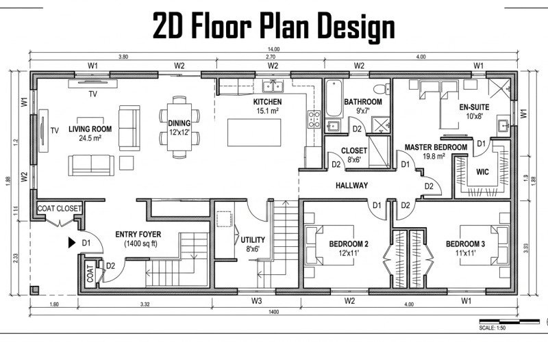 Best 2D Floor Plan Design Services in India | Naksha Store