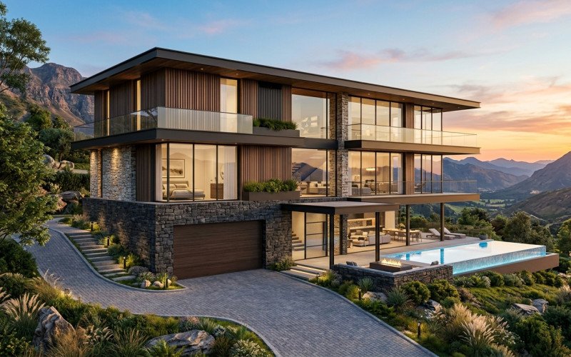 Modern House Front Elevation Design Ideas