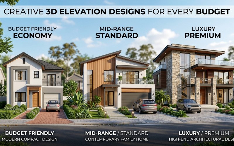 Creative 3D Elevation Designs for Every Budget