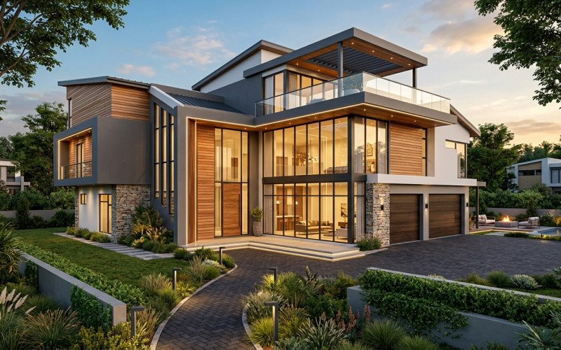 Eye-Catching 3D Elevation Designs for Homes