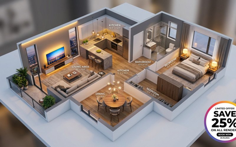 Save Big on 3D Floor Plans Today