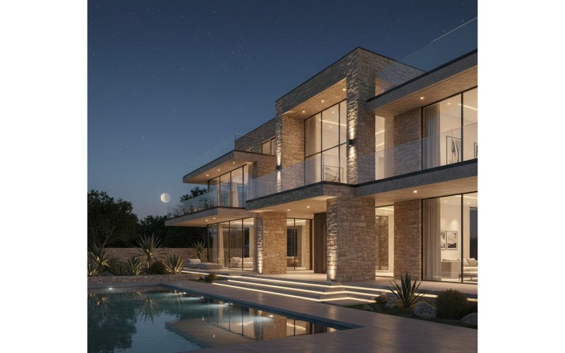 Best 3D Exterior Elevation Designs for Luxury Villas