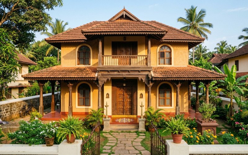 Classic Indian Home Exterior Design