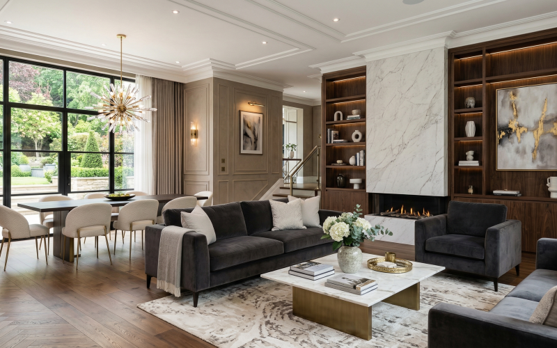 Elegant Home Interior Design with Premium Finishes