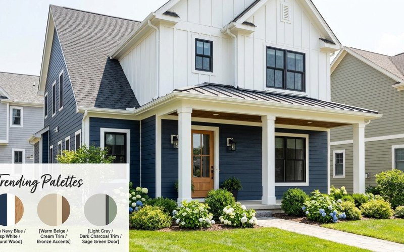 Best Color Combinations for House Exterior Design