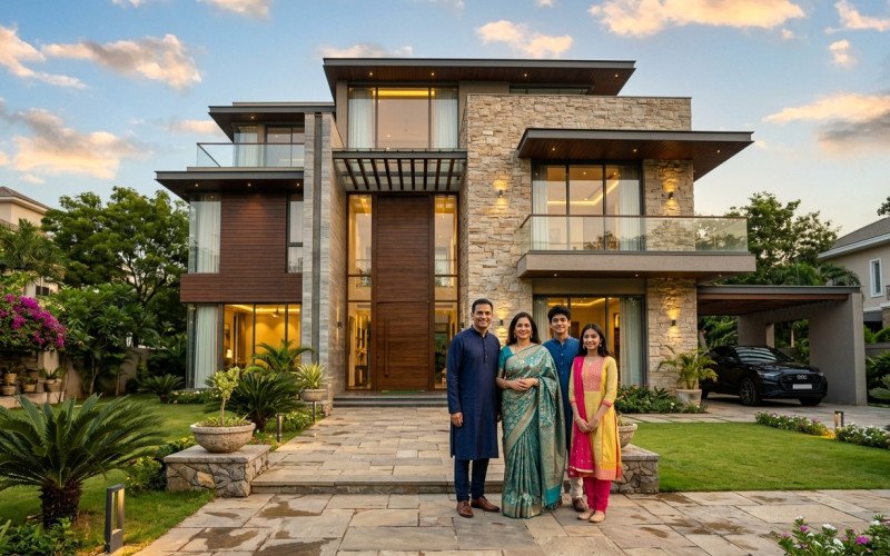 Beautiful Modern House Designed for Happy Family