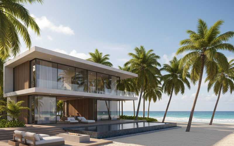 Coastal Modern: Beach Villa