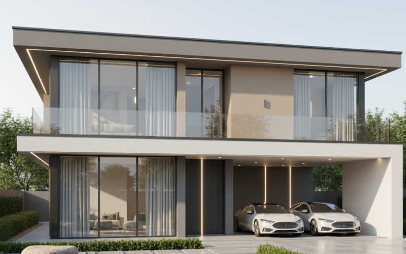 Contemporary Architecture: Elevation View