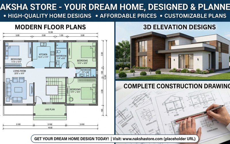 Naksha Store | Premium House Plans & Elevation Designs