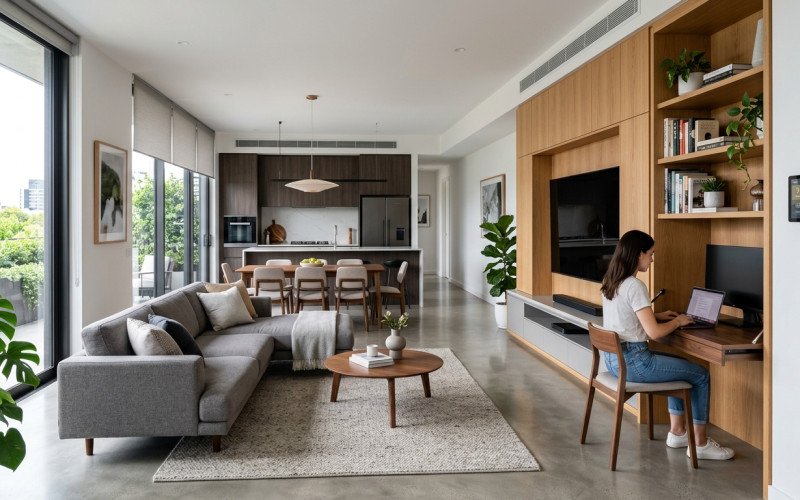 Contemporary Home Interior Design with Smart Space Planning