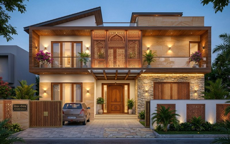 Indian House Front Design | Latest Elevation Trends