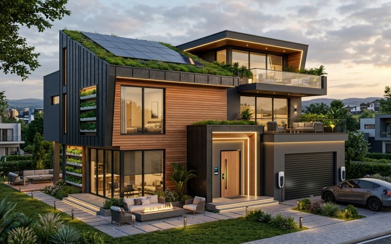 Innovative 3D Elevation Designs for Smart Homes