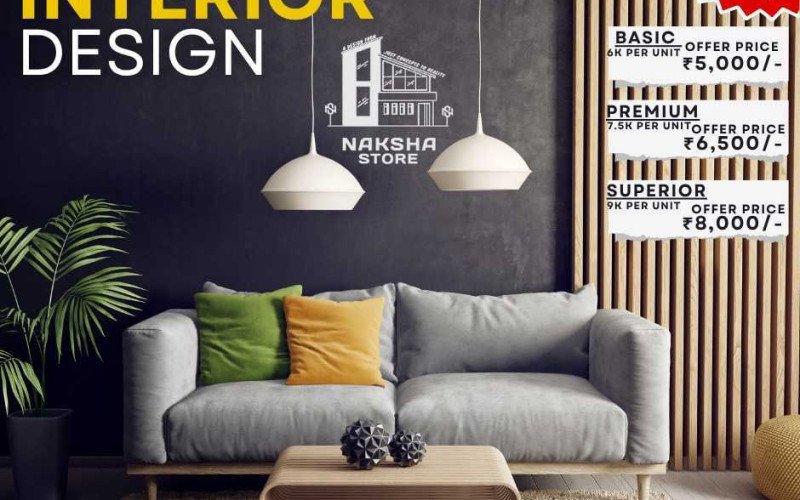 Interior Design Packages Starting from ₹5000 – Affordable & Premium