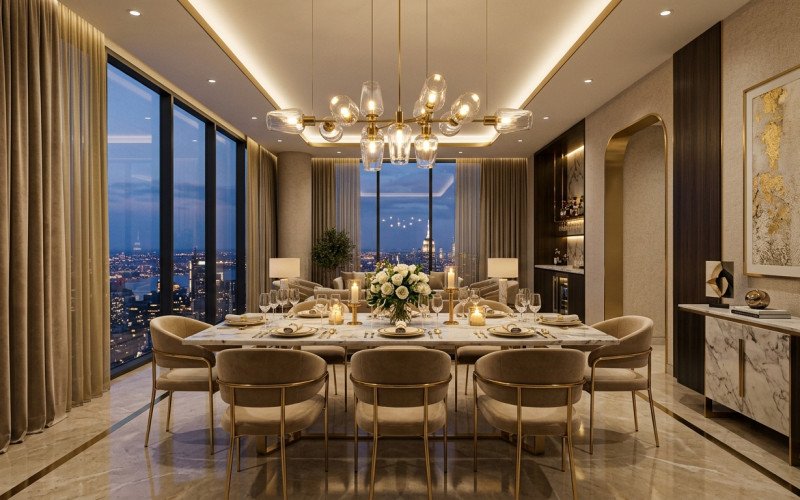 Stylish Modern Dining Space Concept