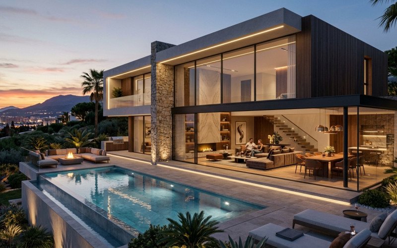 Luxury Exterior Design Inspiration for Dream Homes | Naksha Store