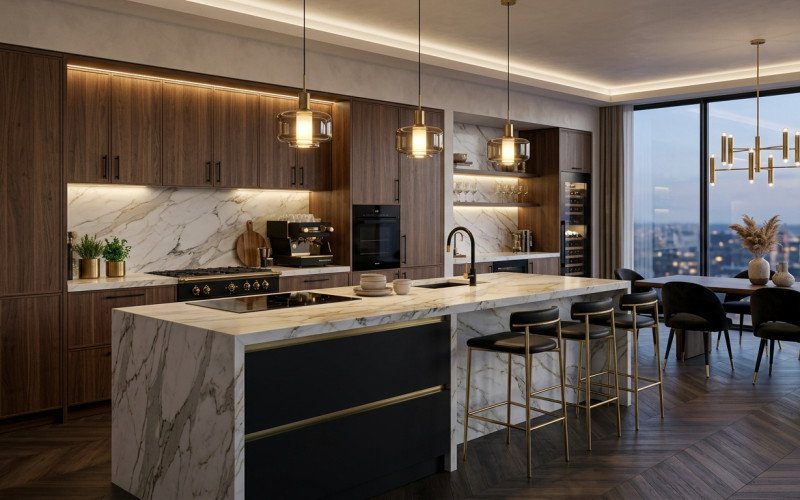 Contemporary Kitchen Interior Concept