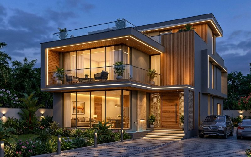 Modern House Elevation Design Services