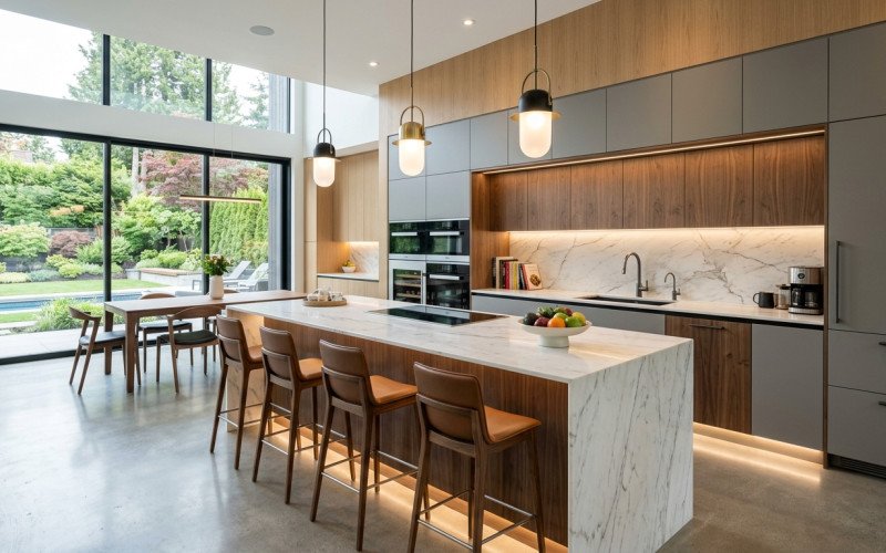 Modern Kitchen Design Trends for New Homes