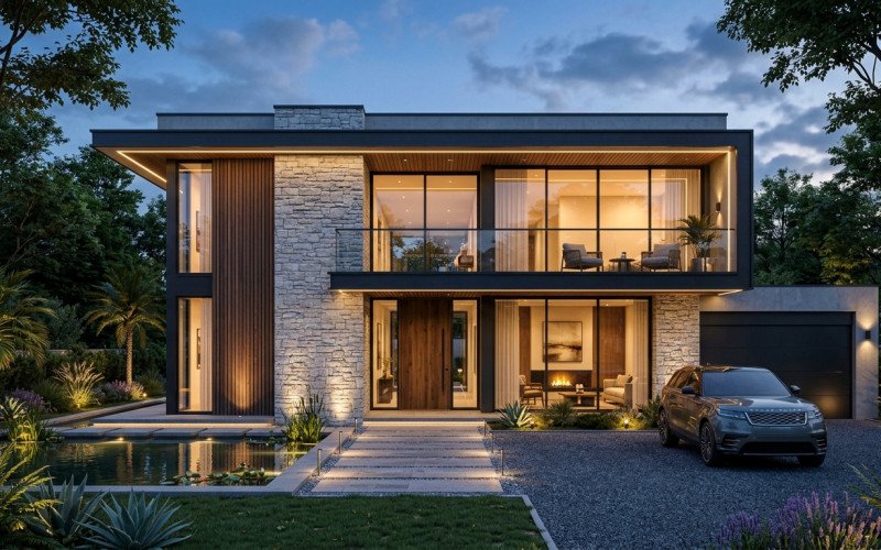 30x50 Modern Villa Design | Premium Front Elevation Ideas