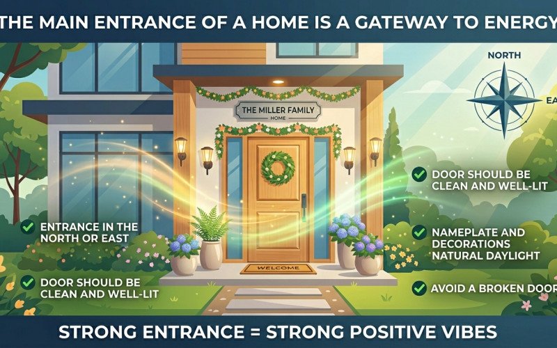 Main Door Vastu Tips – Entry of Positive Energy