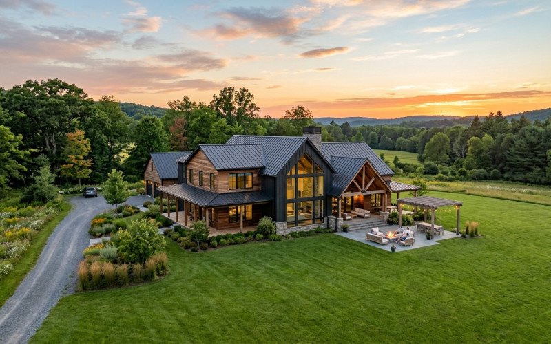 Modern Farmhouse Designed for Peaceful Living