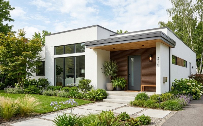 Modern Single Floor House Elevation Design | Simple & Elegant Look