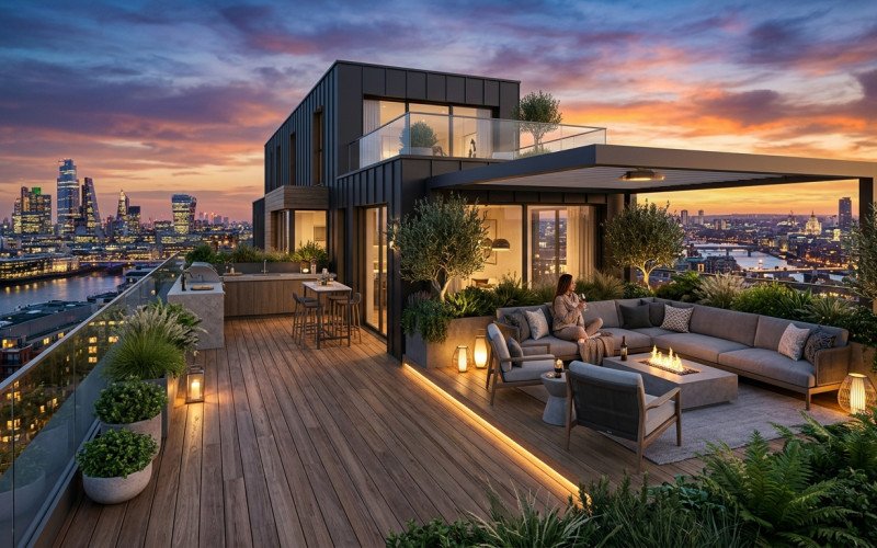 Modern Rooftop Design Inspirations for Luxury Homes