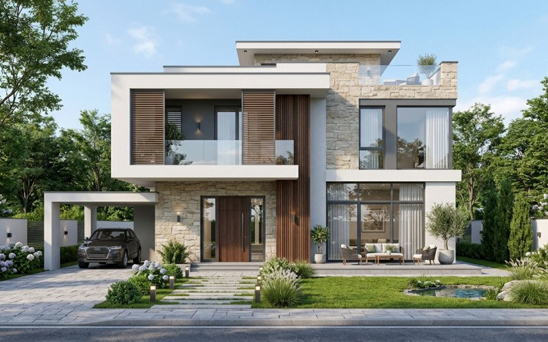 Simple and Elegant 3D Elevation Ideas