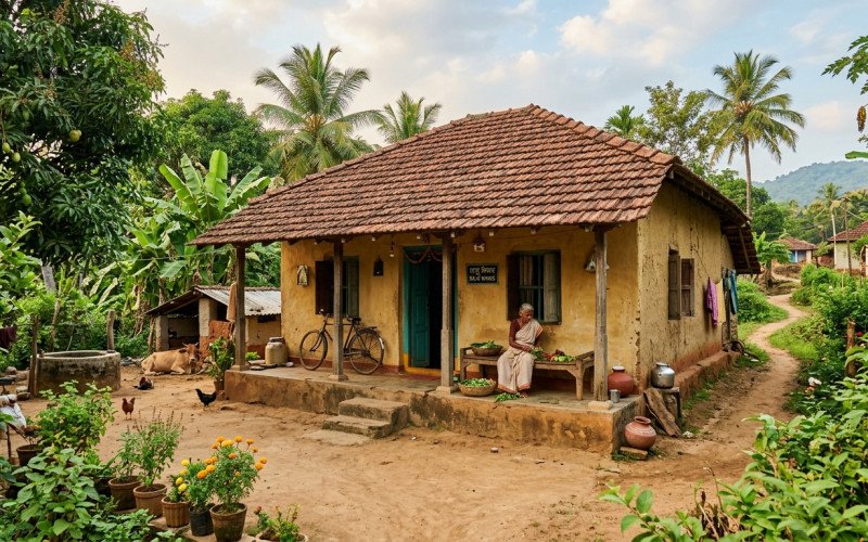 Simple Village House Design Ideas
