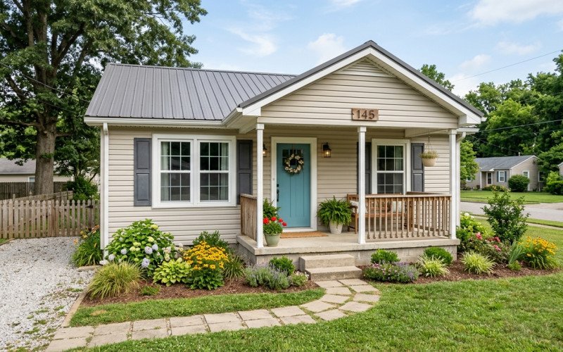 Small House Exterior Design on Budget