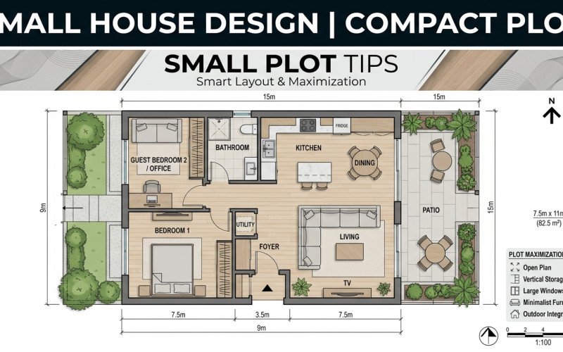 Small Plot House Planning Tips 🏠 | Max Space Design Ideas