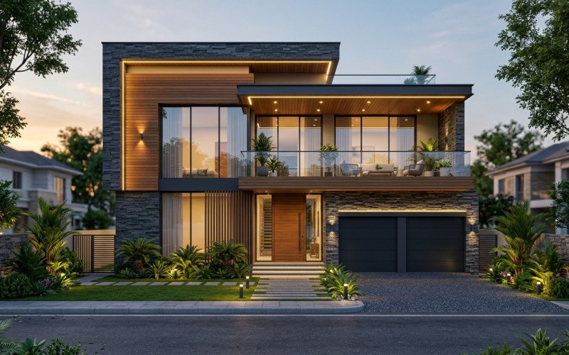 Top Front Elevation Design Trends in Indore for Modern Homes | Naksha Store