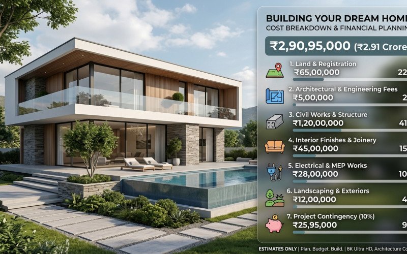 Cost Breakdown of Turnkey Home Projects in India