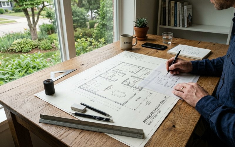 Modern Home Layout Planning with Smart Space Utilization | Naksha Store